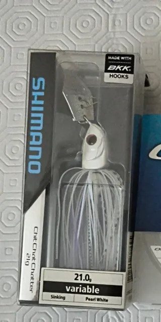 Shimano Chit Chat Chatter 21g Sinking Pearl White