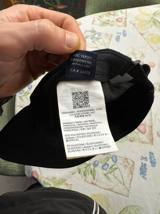 Gorra Arc'teryx Calidum 5 Panels Negra