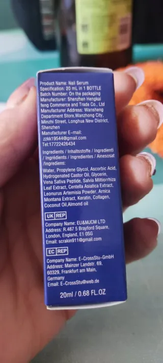 Fortalecedor de Uñas Nail Serum 20ml