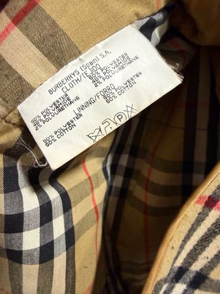 Anorak Burberrys Verde Oliva con Cuello Peluche