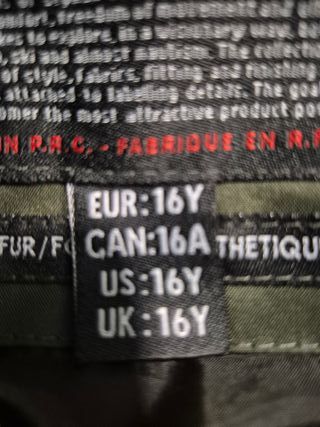 Abrigo Geographical Norway Verde