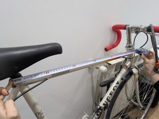 Bici carretera mujer Peugeot blanca y roja