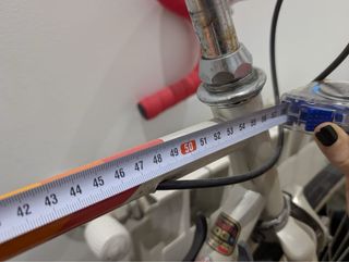 Bici carretera mujer Peugeot blanca y roja