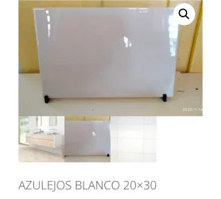 Azulejos Blanco 20x30