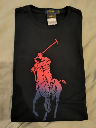 Camiseta Polo Ralph Lauren Talla L Logo Multicolor