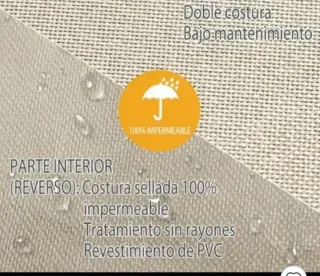 Fondello protettivo per divano da esterno beige