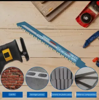 Hoja Sierra Sable Mampostería Carburo