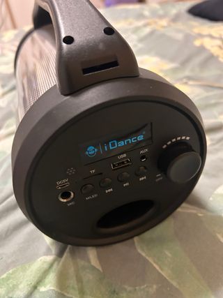 Altavoz iDance Negro/Plateado