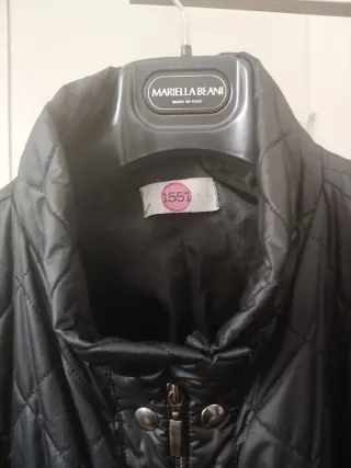 Giacca trapuntata donna nera