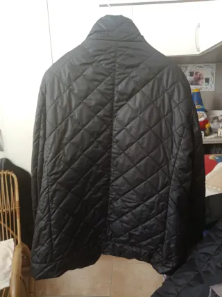 Giacca trapuntata donna nera