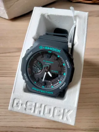 Reloj Casio G-Shock Negro y Turquesa
