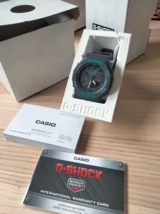 Reloj Casio G-Shock Negro y Turquesa