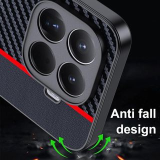 Funda Xiaomi 15T Pro Negra con Raya Roja