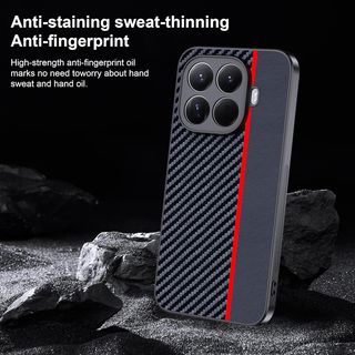 Funda Xiaomi 15T Pro Negra con Raya Roja