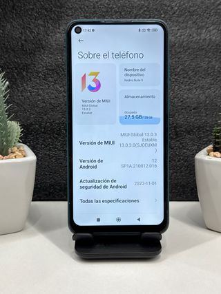 Xiaomi Redmi Note 9 128GB Verde