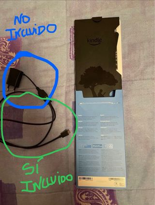 Amazon Kindle Blanco con Cargador