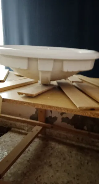 Rodapiés de tarimas de madera