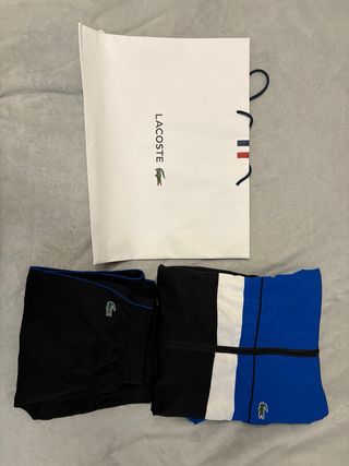 Conjunto deportiva Lacoste Azul y Negro