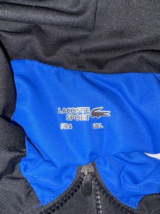 Conjunto deportiva Lacoste Azul y Negro