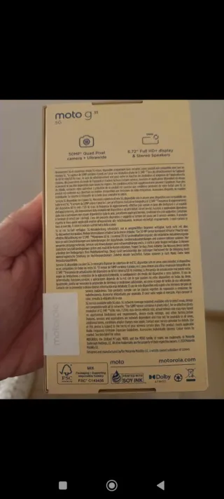 Móvil Motorola Moto G 35 5G Beige