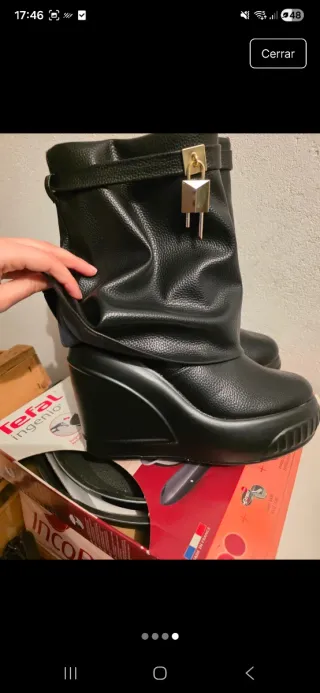 Botines Fashion Nova Negros