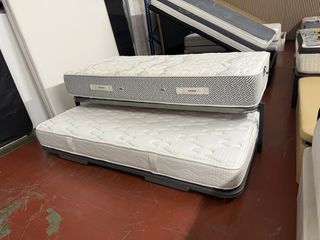 CAMA NIDO KANGURO Y COLCHONES VISCO 90x190