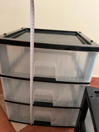 Cajoneras de plástico apilables