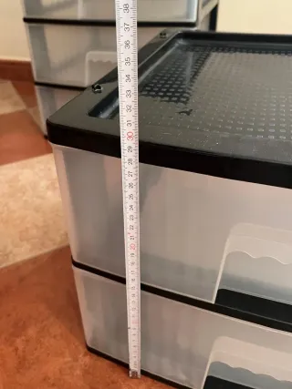 Cajoneras de plástico apilables