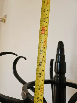 Perchero de pie madera y metal