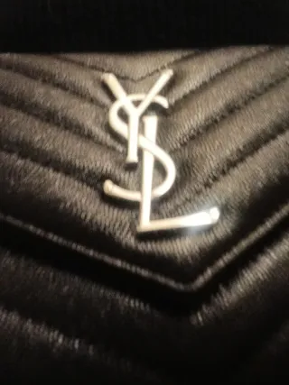 Bolso YSL , a estrenar, Negro Piel Matelassé