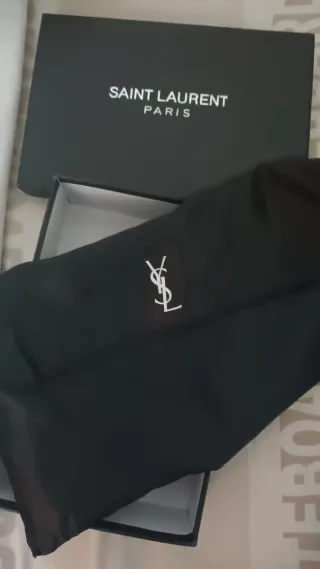 Bolso YSL , a estrenar, Negro Piel Matelassé