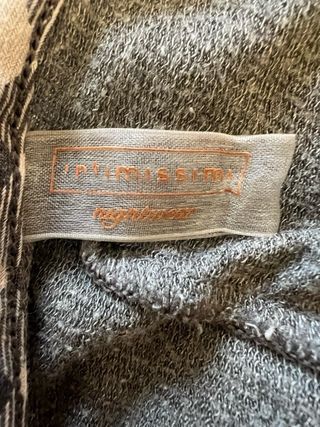 Pigiama Intimissimi Grigio Tg M