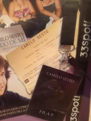 Recuerdo Concierto Camilo Sesto:
