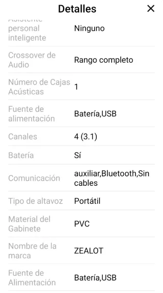 Altavoz Zealot S32 Verde Militar Camuflaje