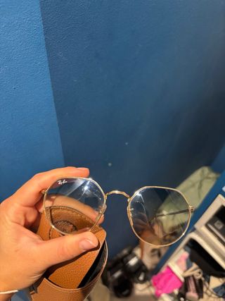 Gafas de sol Ray-Ban doradas