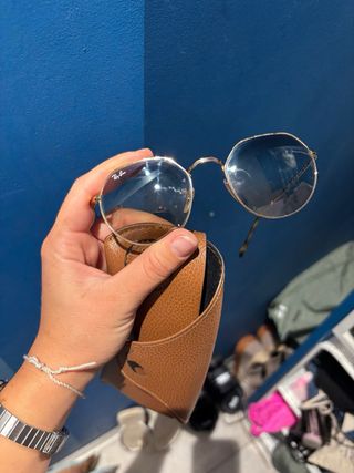 Gafas de sol Ray-Ban doradas