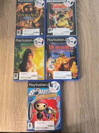 Consola PS2 Slim con 4 mandos, Multitap + Adaptado