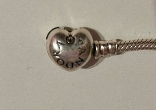 Pulsera Pandora Corazón Plata