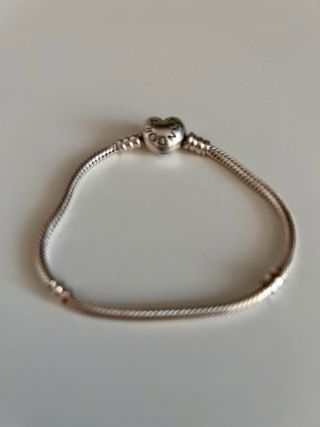 Pulsera Pandora Corazón Plata