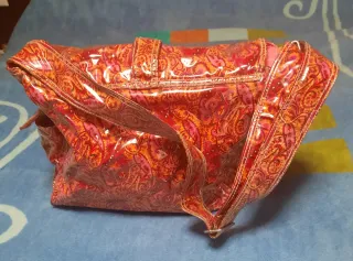 Bolso estampado paisley brillante