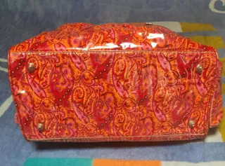 Bolso estampado paisley brillante