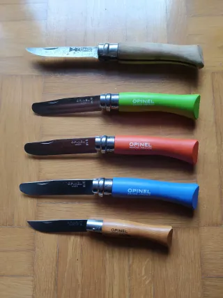 Lote 5 Herramientas de corte Opinel