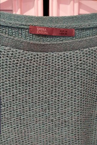 Jersey fino Sfera mujer verde