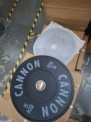 2 Discos Bumper Cannon 5 kg
