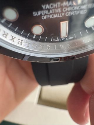Reloj Rolex Yacht-Master Negro/Plateado