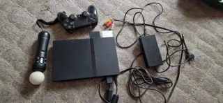 Consola PS2 y 8 Videojuegos