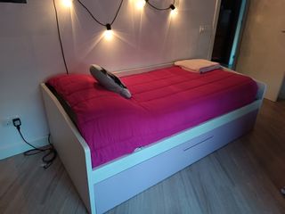 Cama nido 190x90 con 2 colchones