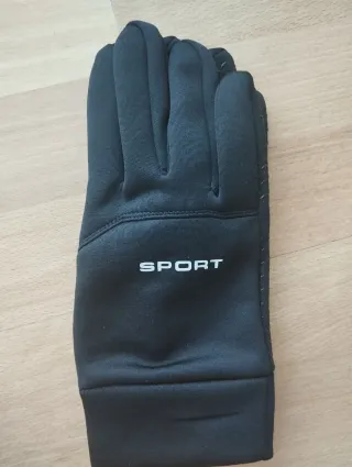 Guantes deportivos negros Talla XL