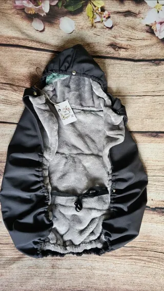 Cobertor de porteo Negro , Pingüinos