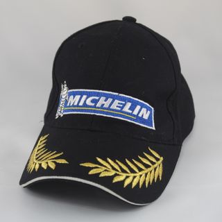Gorra Michelin Bordada Negra y Dorada